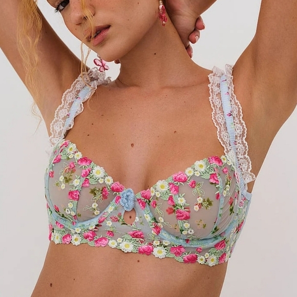New! For Love and Lemons Aurelia Underwire Bra - Picture 1 of 12